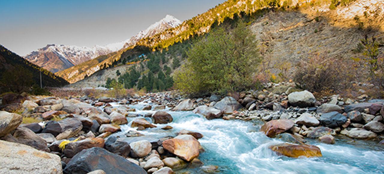 River and stones